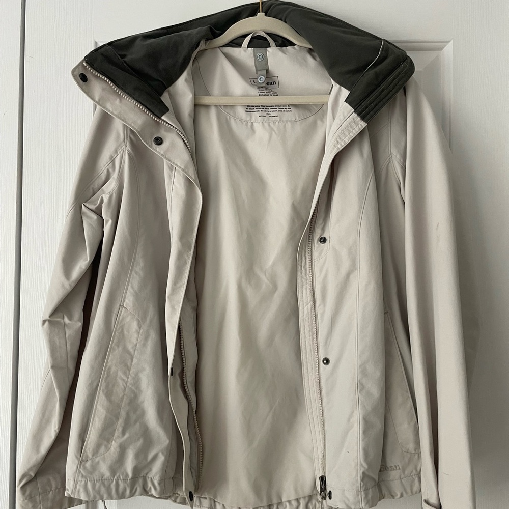 LL Bean Rain Jacket Shell